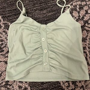 cute greenish blue tank top